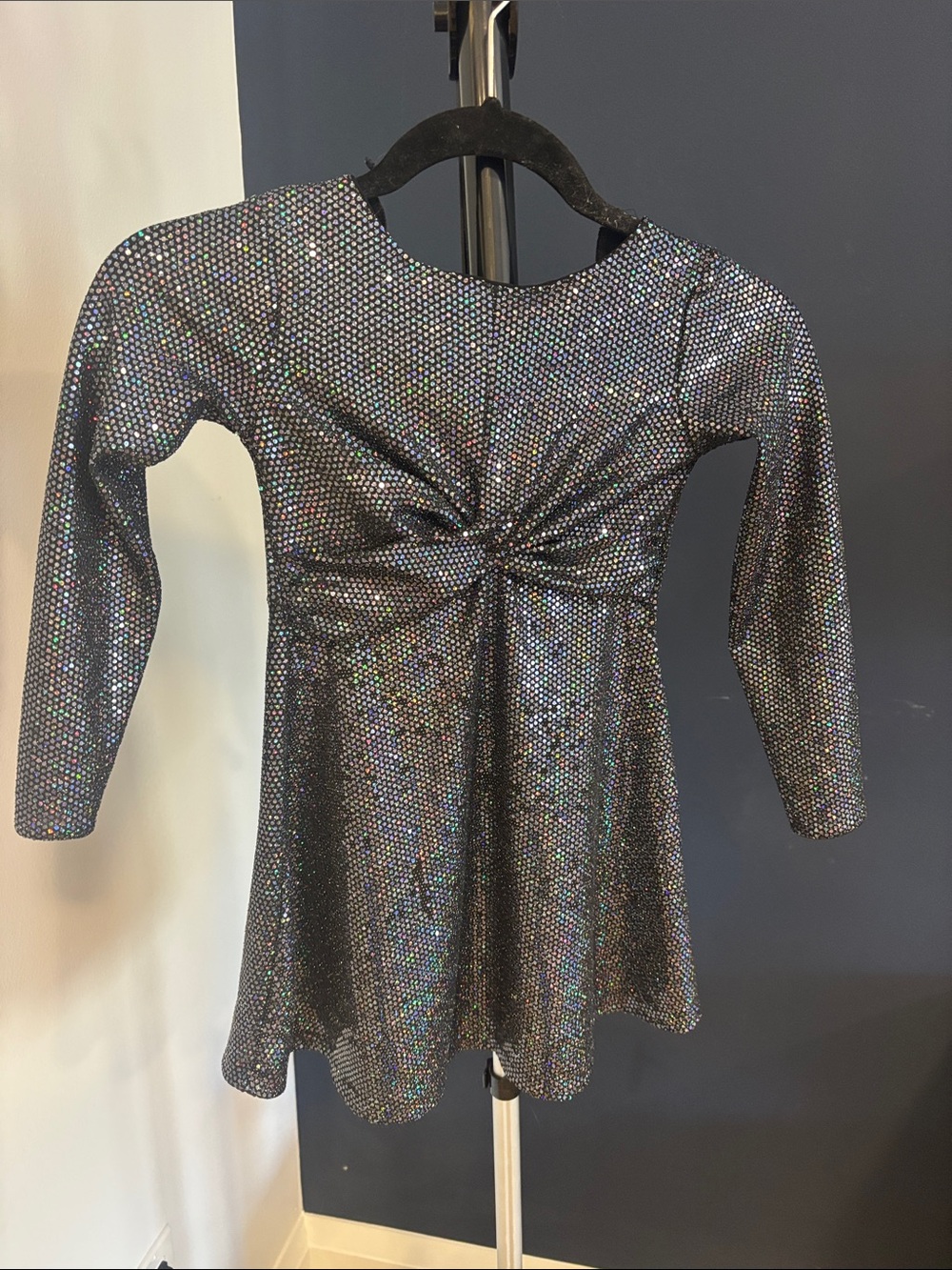 Zara kids girls Holographic Dress size 7